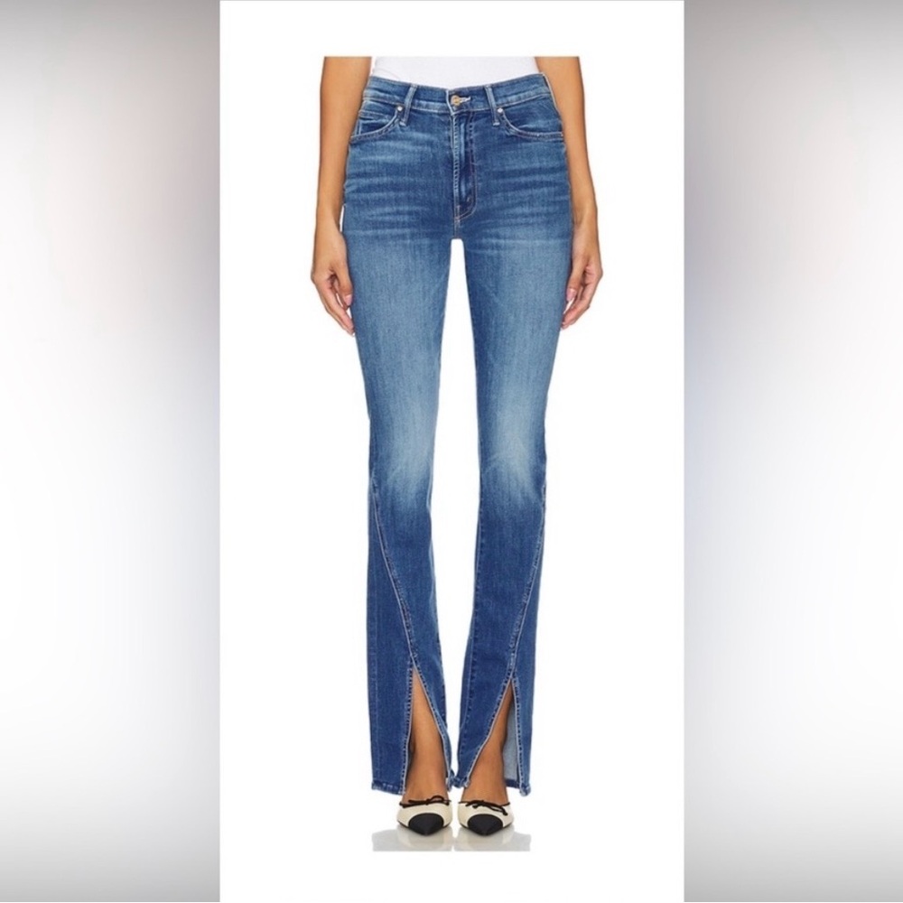 MOTHER The Rascal Sliced Up Heel Jeans